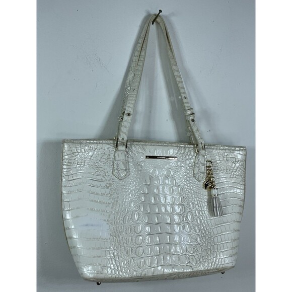 Brahmin Handbags - BRAHMIN Asher Tote Purse Vintage Bag White Medium
